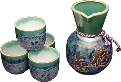 [ SAKE SET, 4 CUPS - JSWPOMSS005 ]