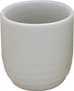 [ SAKE CUP, WHITE SPIRAL TEXTURED ]