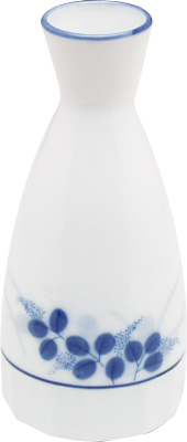 [ SAKE BOTTLE, BLUE FLOWER - JSW ]