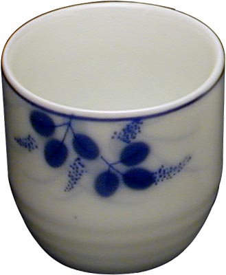 [ SAKE CUP, BLUE FLOWER - JSWPOM ]