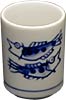 [ SAKE CUP, BLUE FISH ]