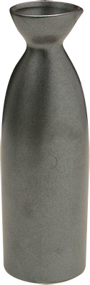 [ SAKE BOTTLE, IRON GLAZE, 8 OZ. ]