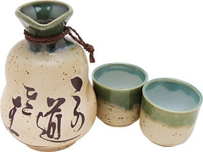 [ SAKE SET, 2 CUPS, CHARACTER, B ]