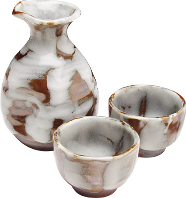 [ SAKE SET, 2 CUPS, SHINO - JSWP ]