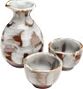 [ SAKE SET, 2 CUPS, SHINO ]