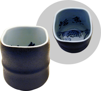 [ TEA CUP, 8 OZ, SQ, BROWN, BLOW ]