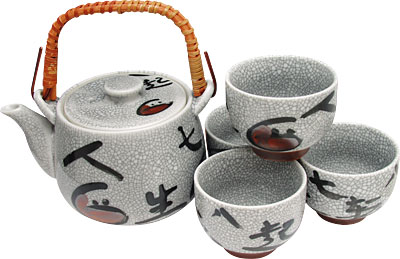 [ TEA SET, 1:4, DARUMA WHITE - J ]