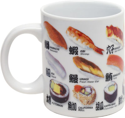 [ TEA CUP, SUSHI IMPRINTS W HAND ]