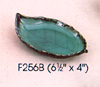 [ PLATE, LEAF, 6-1/2"X4" OCEAN LEAF ]