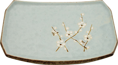 [ PLATE, SPRING BLOSSOMS, 8.5