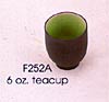 [ TEA CUP, 6 OZ., SPRING GREEN ]