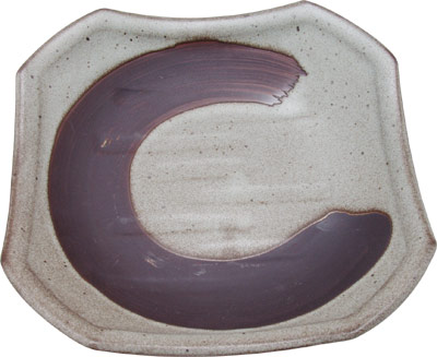 PLATE, WAVES SHIKUN, SQ, 9