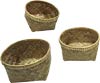 [ BASKET, BAMBOO, 5-1/2" DIA ]