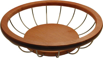 [ BASKET, S/S, WIRED WOOD, RD, 1 ]