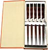 [ CHOPSTICKS (5 PRS), GIFT BOX, ORANGE,9" ]