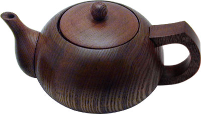 TEA POT, WOOD JSWWBMI012