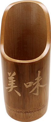 [ CHOPSTICK HOLDER, BAMBOO, 3.5