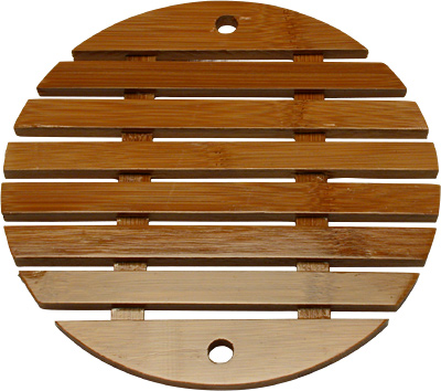 [ TRIVET, BAMBOO, RD, 7