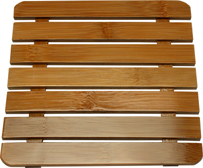 [ TRIVET, BAMBOO, SQ, 7