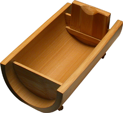 [ WINE RACK, BAMBOO, 8.5