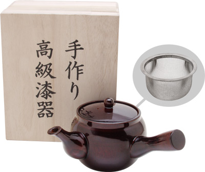 [ TEA POT, WOOD, W FILTER, 3