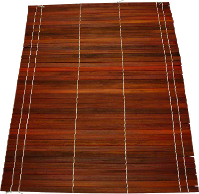 [ PLACE MAT, BAMBOO, BROWN, 17.2 ]