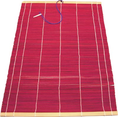 [ PLACE MAT, RED, 17.25