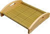 [ TRAY, BAMBOO, 12" X 13.5" X 3.5" H ]