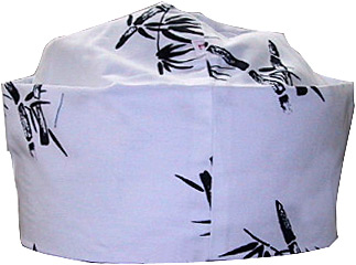 CHEF HAT (BAMBOO, WHITE) JUFCH004