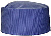 [ CHEF HAT (STRIPES, LIGHT BLUE) ]