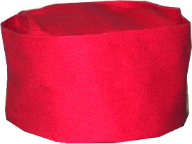 [ CHEF HAT (PLAIN, RED) - JUFCH0 ]