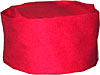 [ CHEF HAT (PLAIN, RED) ]