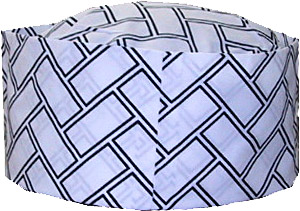 [ CHEF HAT (BRICKS, WHITE) - JUF ]