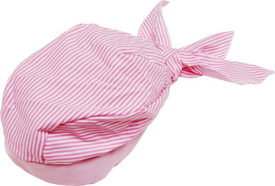 [ CHEF HAT (STRIPES, PINK) - JUF ]