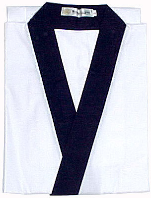 [ CHEF UNIFORM (WHITE BLACK COLL ]