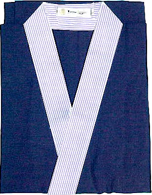 [ CHEF UNIFORM (STRIPES, NAVY BL ]