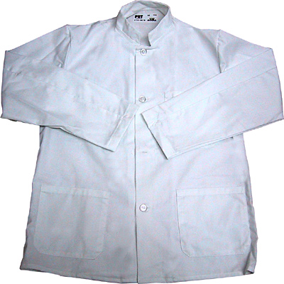 [ CHEF UNIFORM (PLAIN WHITE) - J ]