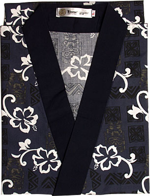 [ CHEF UNIFORM (HIBISCUS, BLACK) ]