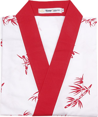 [ CHEF UNIFORM (BAMBOO, RED), L  ]