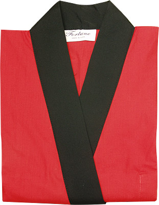 CHEF UNIFORM (RED BLACK COLLAR) JUFCU039