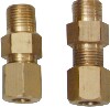 [ CONNECTOR, MALE, BRASS 1/4"O.D TUBING ]