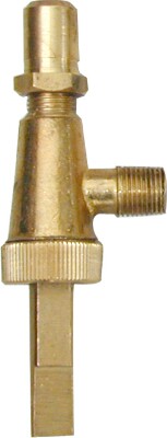 [ GAS VALVE, BRASS 1/8
