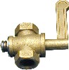 [ GAS VALVE, BRASS 3/8" NPT INLET & OUTLET ]