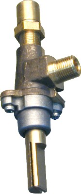 [ GAS VALVE, BRASS, 1/8