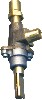 [ GAS VALVE, BRASS, 1/8" NPT INLET, ]