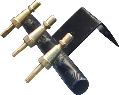GAS VALVE, FOR CANDY STOVE, 3 VALVES KECAV013