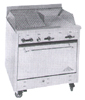 [ RADIANT BROILER,36"W,W/OVEN & GRIDDLE ]