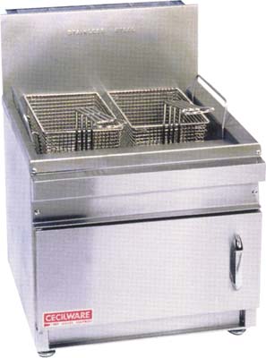 [ COUNTER TOP GAS FRYER, 28 LBS. ]