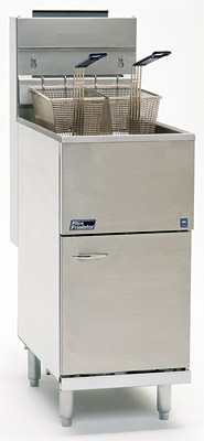 [ FLOOR MODEL ECONOMY GAS FRYER, ]