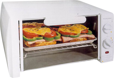 [ TOASTER OVEN/BROILER, 4 SLICES ]